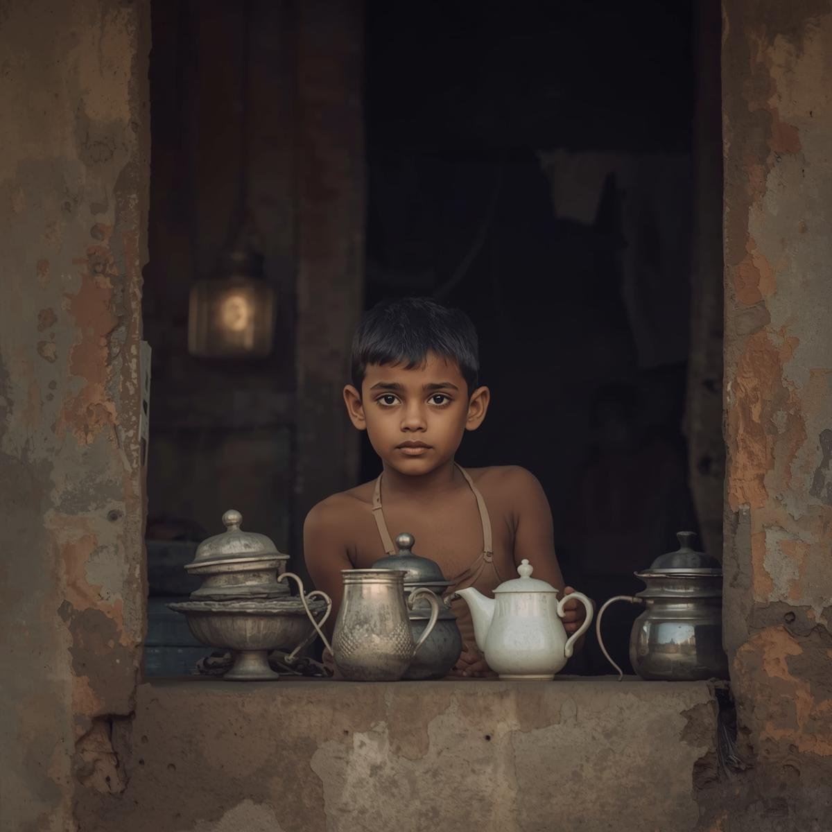 Narendra Modi childhood tea stall – humble beginnings”