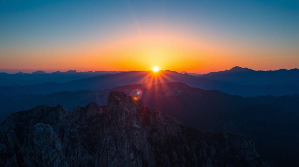 sunrise symbolizing new beginnings and consistency